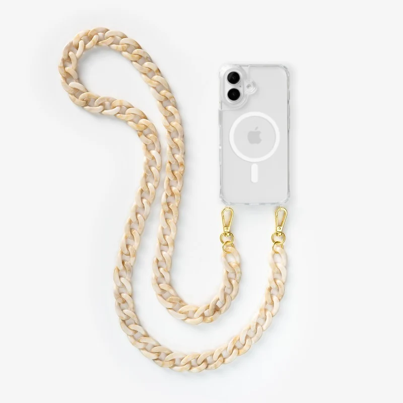 iPhone 17 Chaîne pour téléphone portable Transparent MagSafe