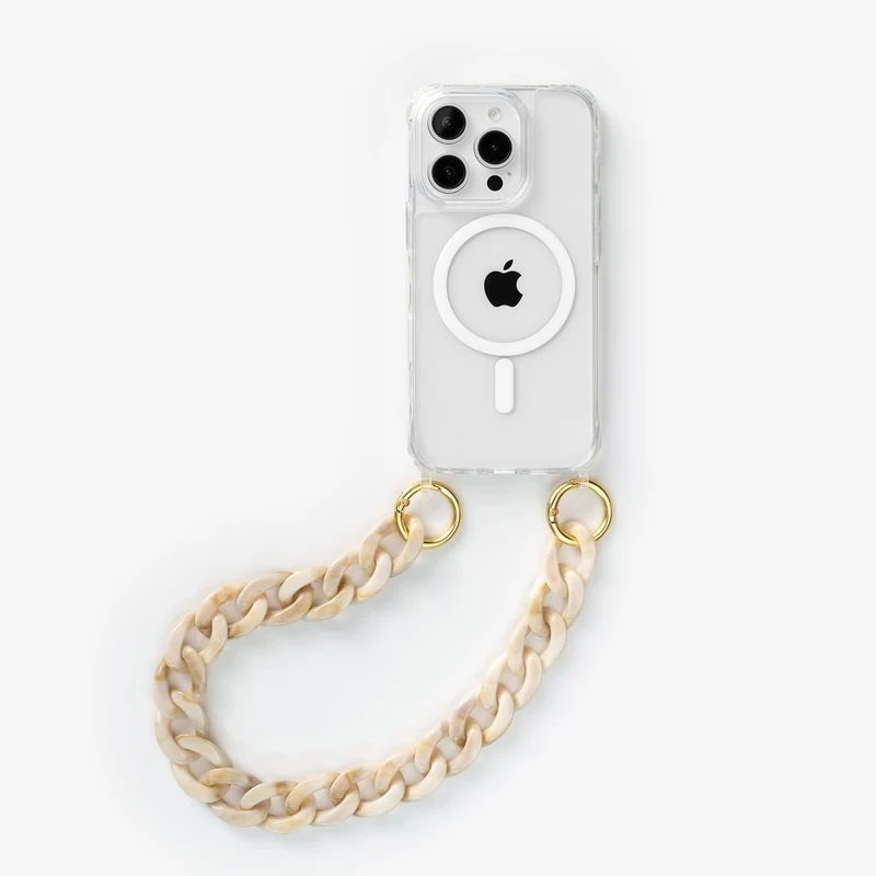 iPhone 16 Pro Chaîne pour téléphone portable Transparent MagSafe