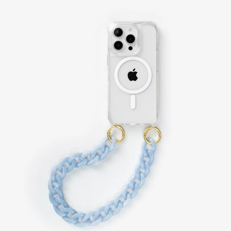 iPhone 16 Pro Chaîne pour téléphone portable Transparent MagSafe