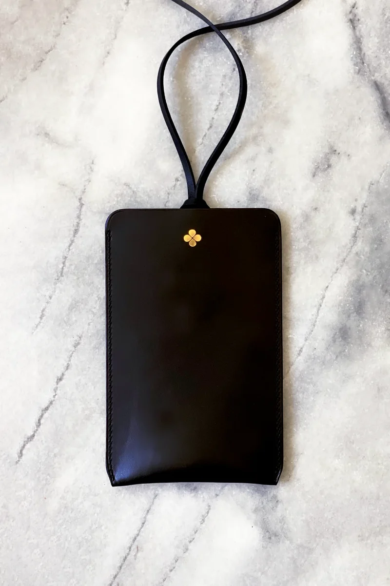 Pochette à téléphone femme noire & or | Édition spéciale