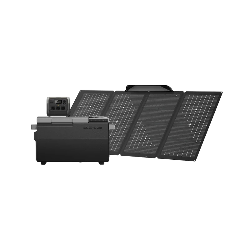 EcoFlow GLACIER + EcoFlow RIVER 2 Pro + Panneau solaire bifacial portable EcoFlow 220 W