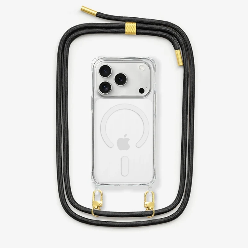 iPhone 17 Pro Chaîne pour téléphone portable Transparent MagSafe