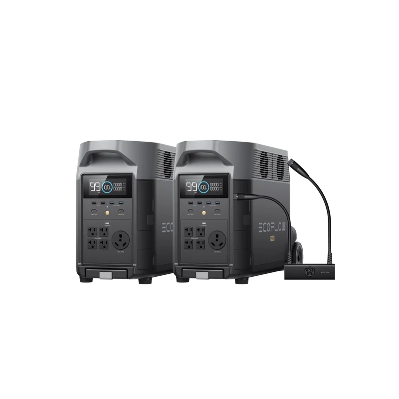 EcoFlow DELTA Pro*2 + Double Voltage Hub