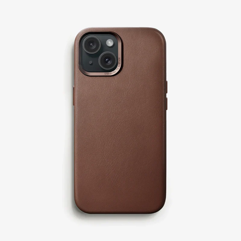 iPhone 15 Housse en cuir Vegan