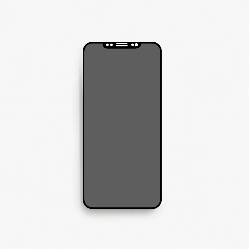 Verre blindé pour iPhone 11 & Xr avec protection contre les regards indiscrets