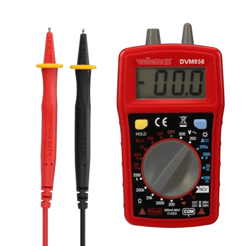 MULTIMÈTRE NUMÉRQIUE - CAT III 300 V / CAT II 500 V - 10 A - 1999 POINTS