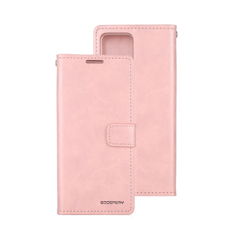 Goospery Bluemoon Diary case for iPhone 14 Pro - Rose Gold