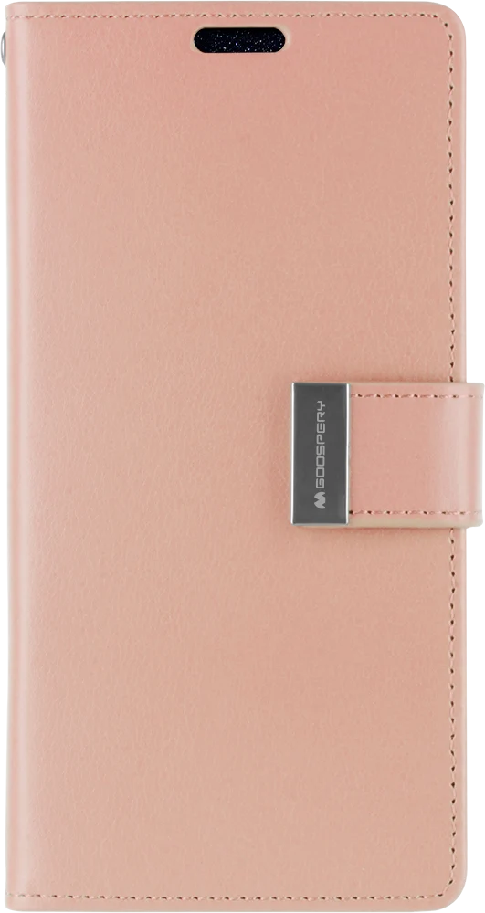 Goospery Rich Diary for iPhone X/XS - rose gold