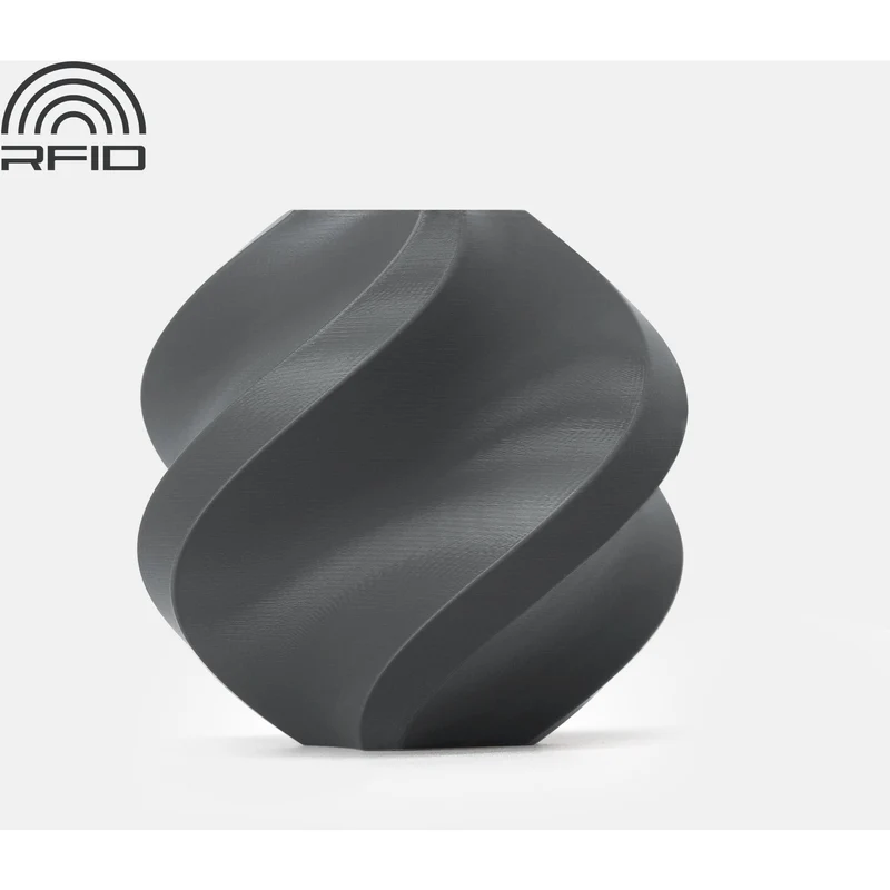 Bambu Lab PLA Basic 3D Printer Filament Refill (Dark Grey) [1kg]