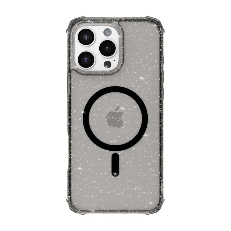 X-One Dropguard Pro Impact Protection Case for iPhone 16 - Glitter Black
