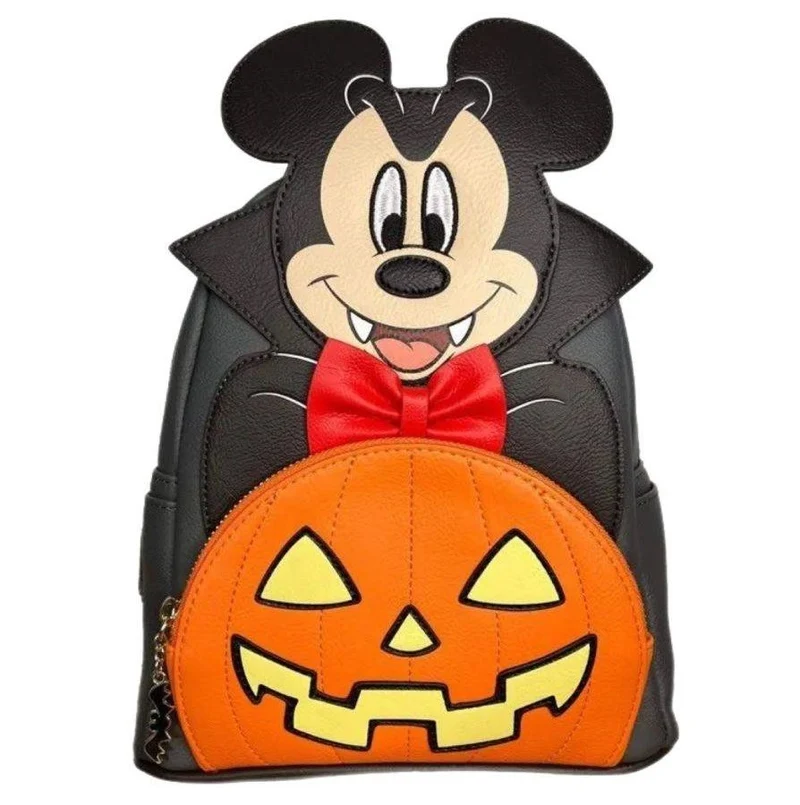Loungefly Disney Mickey Mouse - Vampire Pumpkin Glow Mini Backpack