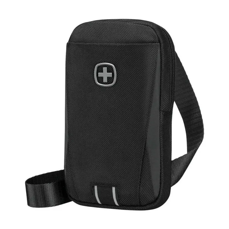 Wenger XE Crossbody Monosling Bag With RFID Protection Recycled PET Black