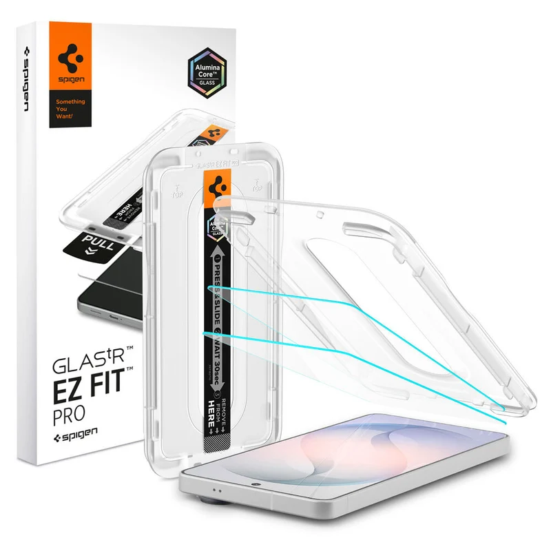 SPIGEN EZ Fit Pro Anti Reflection 2PCS Glass Screen Protector for Galaxy S26 (Clear)