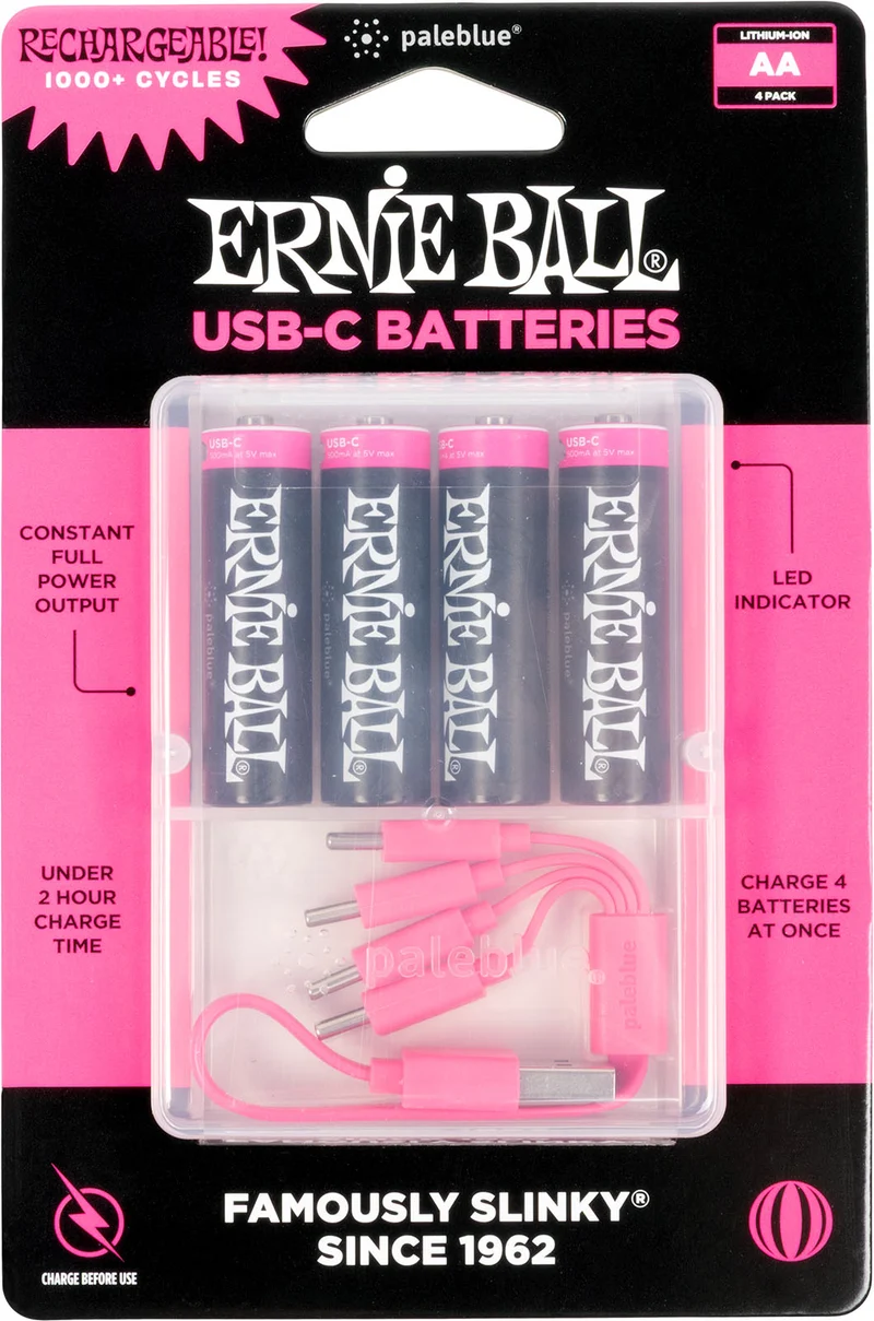 Piles AA rechargeable via USB-C